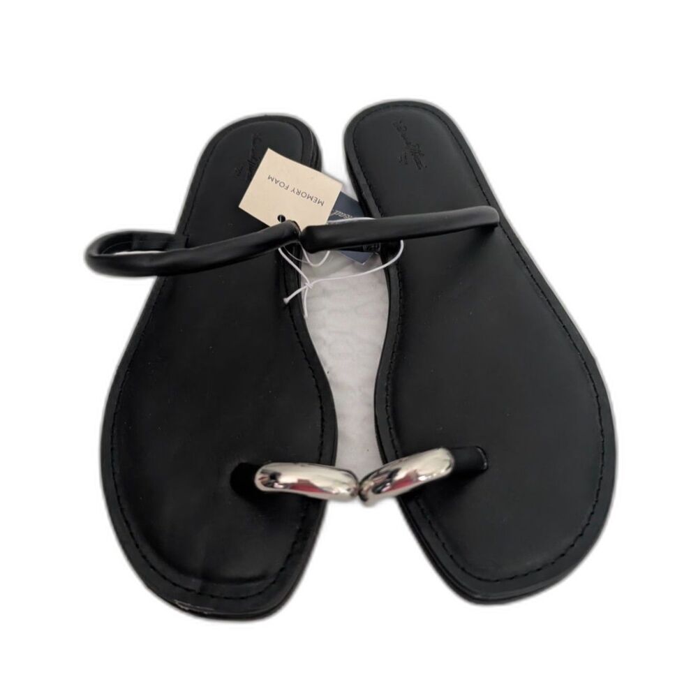 Women's Clara Toe Ring Sandals -Universal Thread- Black Size 9.5